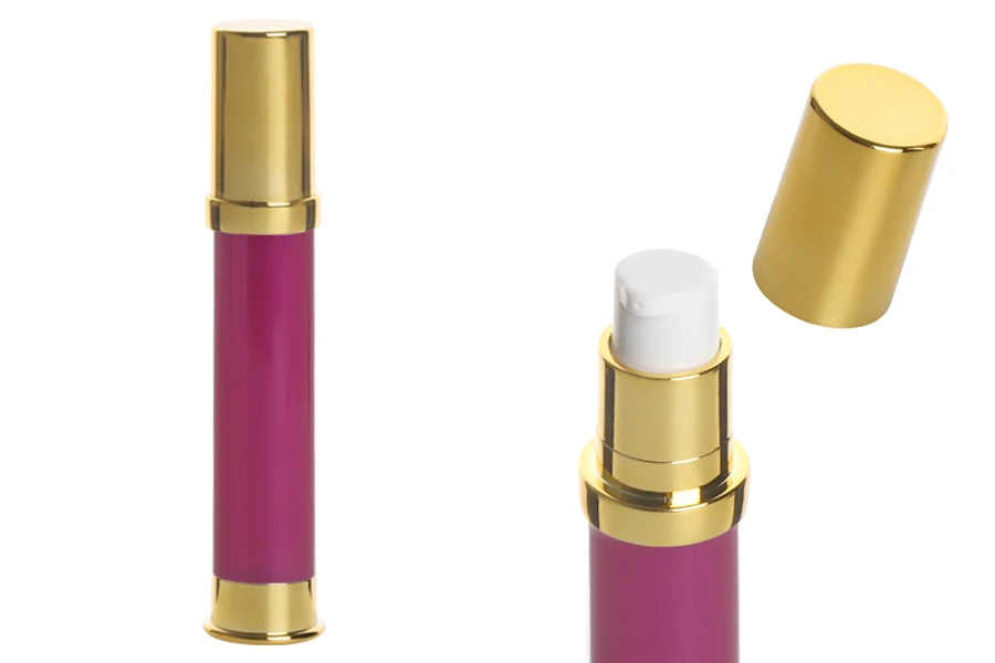 Пластмасова акрилна бутилка 15 мл за крем Airless - 12 бр.-изображение_продукт