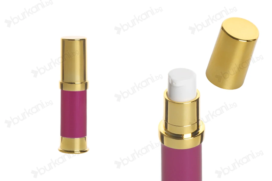 Пластмасова опаковка за крем Airless 5 ml - 12 бр.-изображение_продукт
