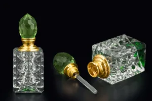 Кристална бутилка от 5 ml с кристална капачка и игла в 6 цвята-4