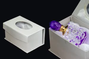 Кристална бутилка от 5 ml с кристална капачка и игла в 6 цвята-8