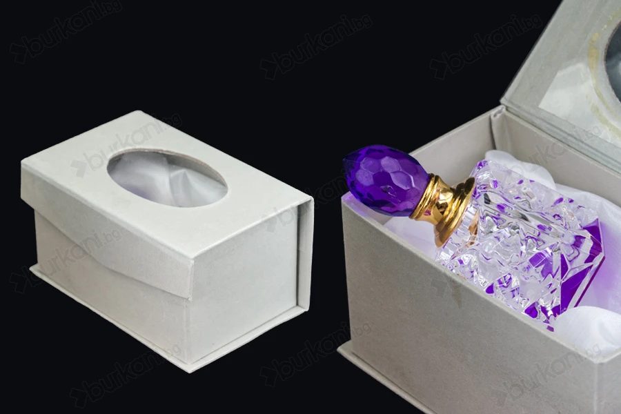 Кристална бутилка от 5 ml с кристална капачка и игла в 6 цвята-изображение_група