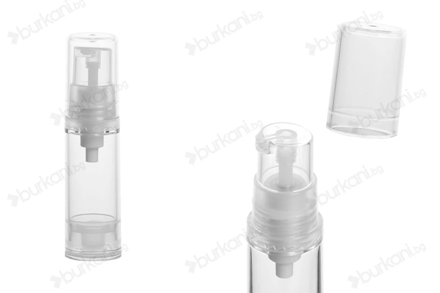 Акрилна бутилка за крем  Airless 5 мл - 12 бр.-изображение_продукт