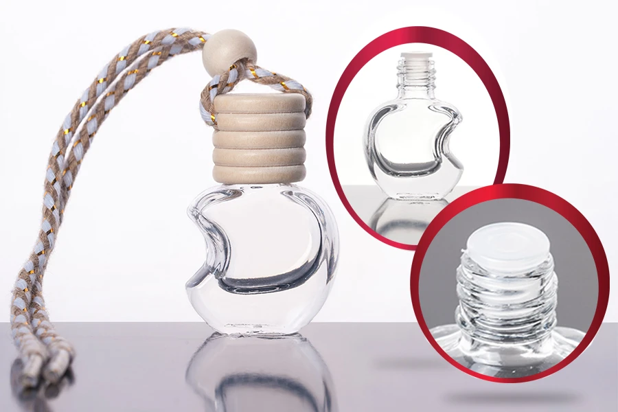 Малки шишенца за парфюм, ароматизатор за кола, 5 ml Ябълка Малки шишенца за парфюм, ароматизатор за кола, 5 ml Ябълка