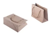 Хартиена крафт подарична чанта, с размери 144x60x110-