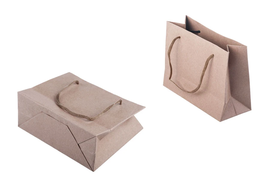 Хартиена крафт подарична чанта, с размери 144x60x110-