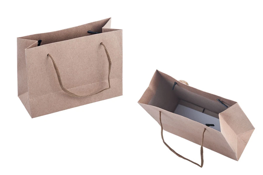 Хартиена крафт подарична чанта, с размери 144x60x110-изображение_група