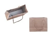 Хартиена крафт подарична чанта, с размери 144x60x110-изображение_група