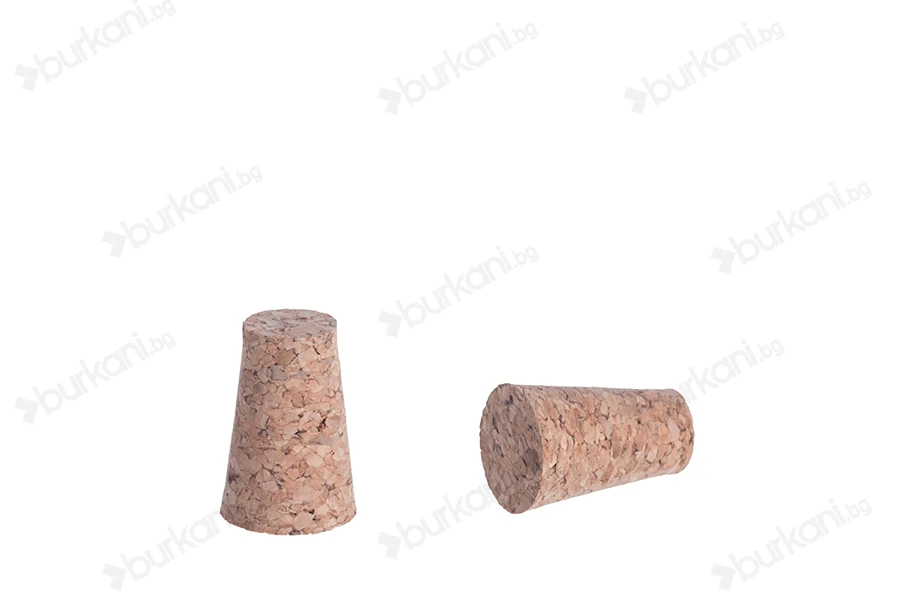 Коркова конусовидна тапа 28x19/13 - за  Φ 16-изображение_продукт