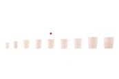 Силиконова конусовидна тапа с размери  25,8x20,6/15,8 - за Φ 18