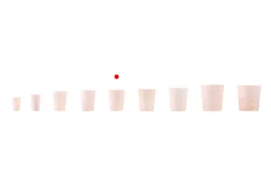 Силиконова конусовидна тапа с размери  25,8x20,6/15,8 - за Φ 18-5