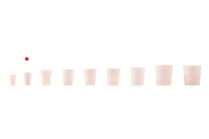 Конусовидна силиконова тапа с размери  21x14,2/10,7 - за Φ 12 (PP 18)-5