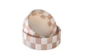 Кръгла дървена кошница, с размери 200x65 mm Кръгла дървена кошница, с размери 200x65 mm