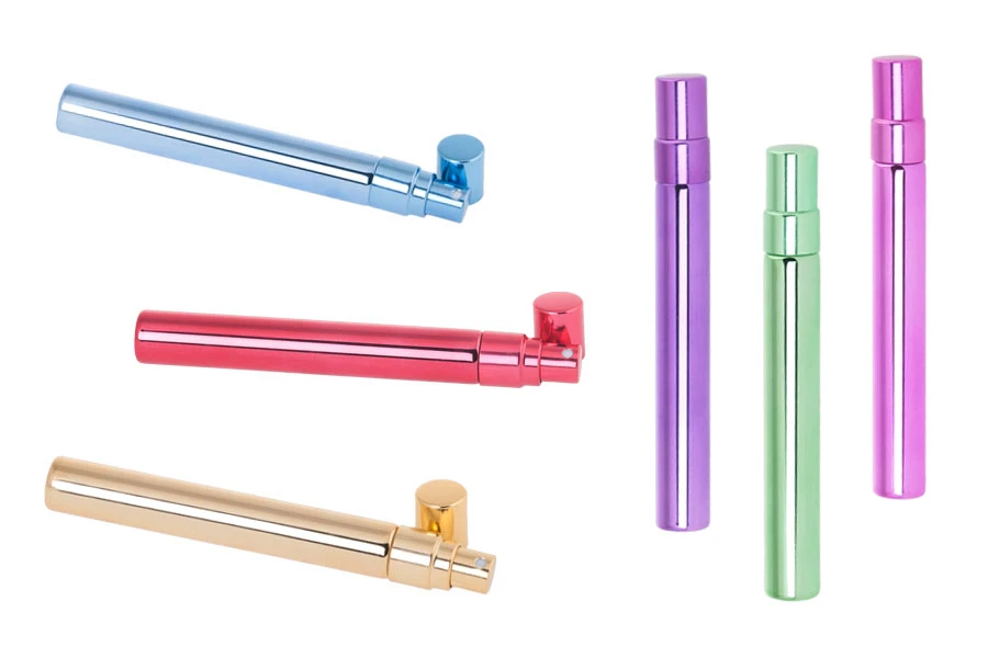 Цветни стъклени бутилки за парфюм 10 мл (тестер) Цветни стъклени бутилки за парфюм 10 мл (тестер)-изображение_продукт