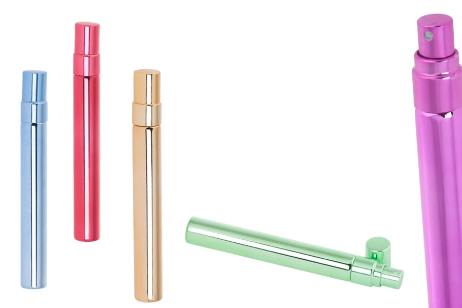 Цветни стъклени бутилки за парфюм 10 мл (тестер) Цветни стъклени бутилки за парфюм 10 мл (тестер)-изображение_група