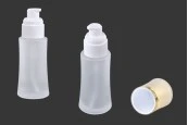 Стъклена Матова бутилка  50 ml за крем с капачка и спрей-изображение_група