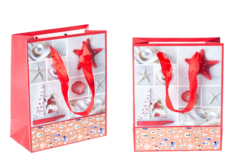 Подаръчни чанти със сатенени дръжки с размер 170x85x210 mm-изображение_група