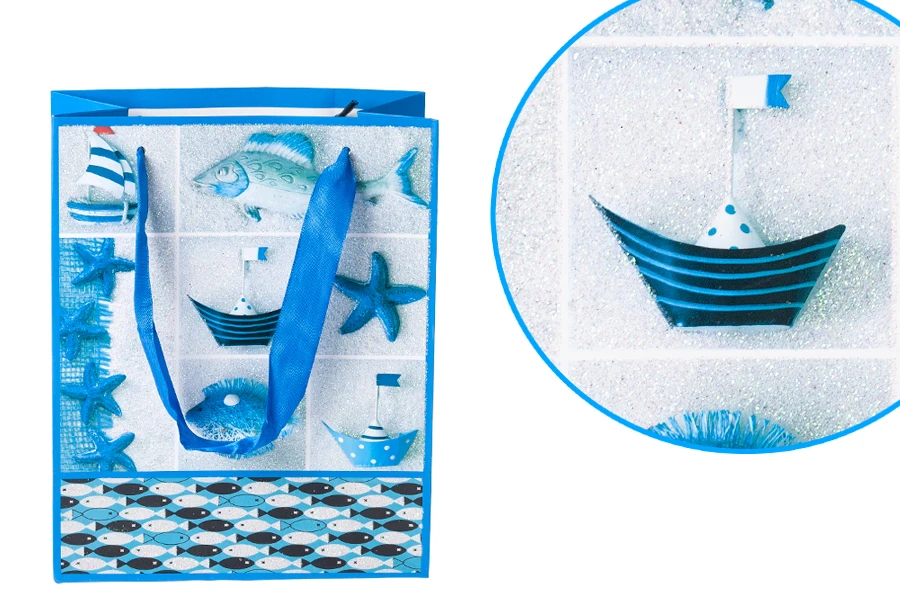 Подаръчни чанти със сатенени дръжки с размер 170x85x210 mm-изображение_група