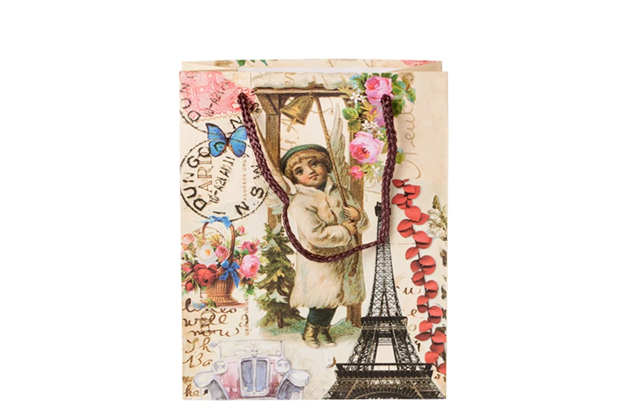 Подаръчна торбичка Айфел с размери 170x85x210 мм-изображение_размери