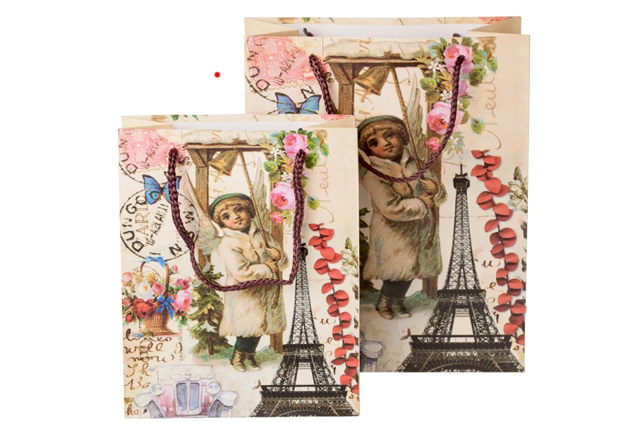 Подаръчна торбичка Айфел с размери 170x85x210 мм-