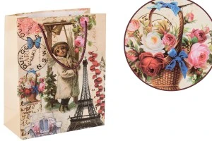 Подаръчна торбичка Айфел  с размери  210x100x260 mm-1