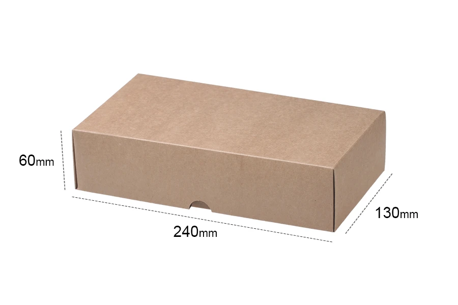 Крафт кутия за съхранение без прозорец, с размери 240x130x60mm Крафт кутия за съхранение без прозорец, с размери 240x130x60mm-изображение_група