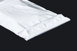 Самозалепващи се бели водоустойчиви пликове PE за куриери с размери 250x350 mm - 100 бр.-3