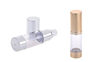 Алуминиеви  бутилки 15 мл AIRLESS ( сребристи и златисти)-12