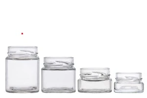 Квадратен буркан за мед 314 ml T.O 70 Deep-5