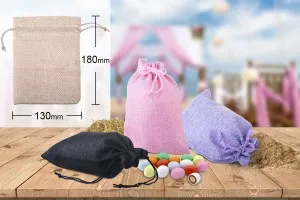 Торбичка за сватбена бонбониера 130x180 mm в различни цветове-1