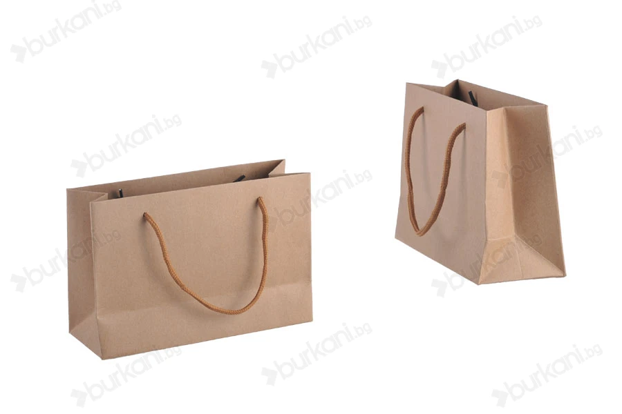 Подаръчна крафт торбичка с размери 210x75x140-изображение_продукт