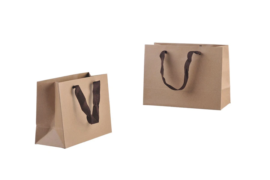 Подаръчна крафт торбичка с размери  230x100x170-изображение_продукт