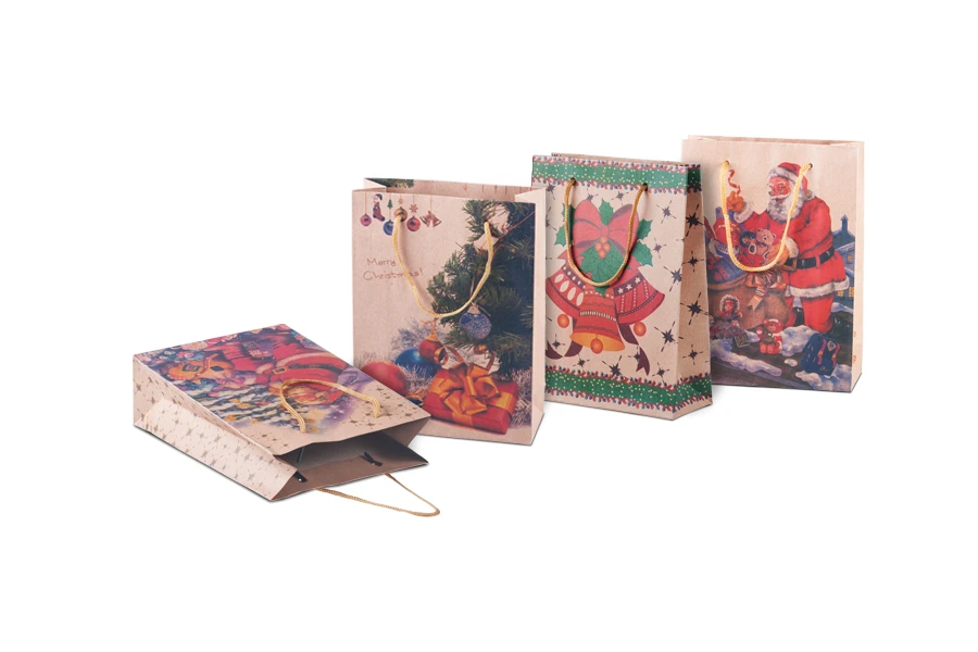 Коледна подаръчна торбичка с размери 150x60x200-изображение_продукт