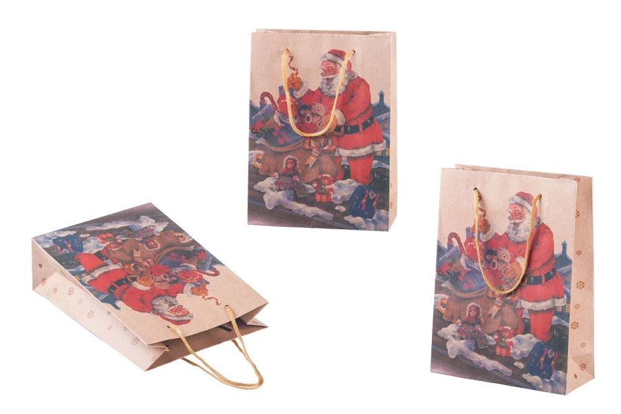 Коледна подаръчна торбичка с размери 150x60x200-изображение_група