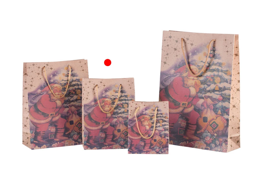 Коледна подаръчна торбичка с размери 150x60x200-изображение_група