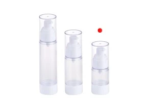 Пластмасова прозрачна Airless бутилка 15 ml-5