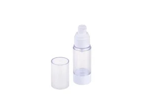 Прозрачна пластмасова опакова Airless за крем  30 ml-1