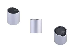 Disk top капачка алуминиева сребриста Мат с черно  - PP 20-2