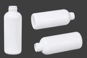 Бяла пластмасова бутилка 150 ml PP 24-2