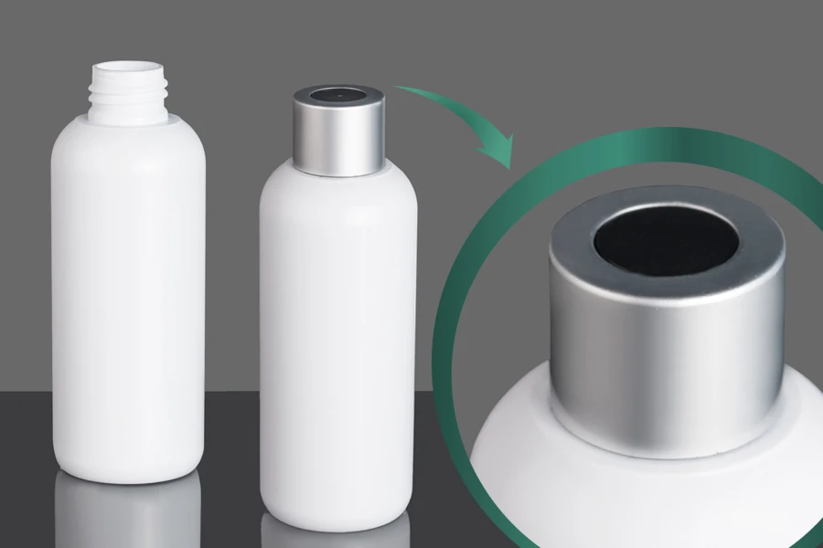 Бяла пластмасова бутилка 150 ml PP 24 Бяла пластмасова бутилка 150 ml PP 24