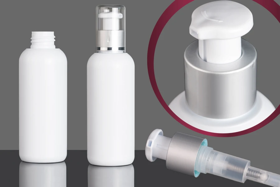 Бяла пластмасова бутилка 150 ml PP 24 Бяла пластмасова бутилка 150 ml PP 24