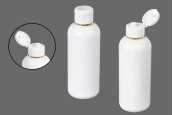 Бяла пластмасова бутилка 150 ml PP 24 Бяла пластмасова бутилка 150 ml PP 24
