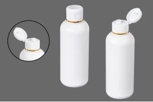 Бяла пластмасова бутилка 150 ml PP 24-10