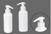 Бяла пластмасова бутилка 150 ml PP 24 Бяла пластмасова бутилка 150 ml PP 24
