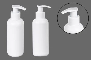 Бяла пластмасова бутилка 150 ml PP 24-7