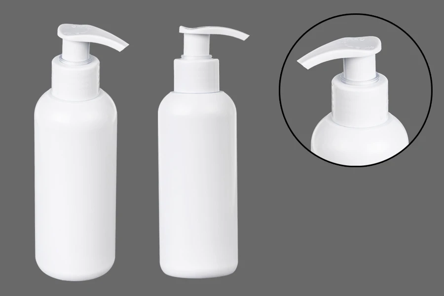 Бяла пластмасова бутилка 150 ml PP 24 Бяла пластмасова бутилка 150 ml PP 24