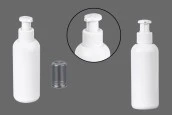 Бяла пластмасова бутилка 150 ml PP 24 Бяла пластмасова бутилка 150 ml PP 24