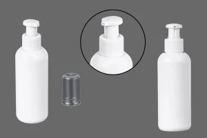 Бяла пластмасова бутилка 150 ml PP 24-6