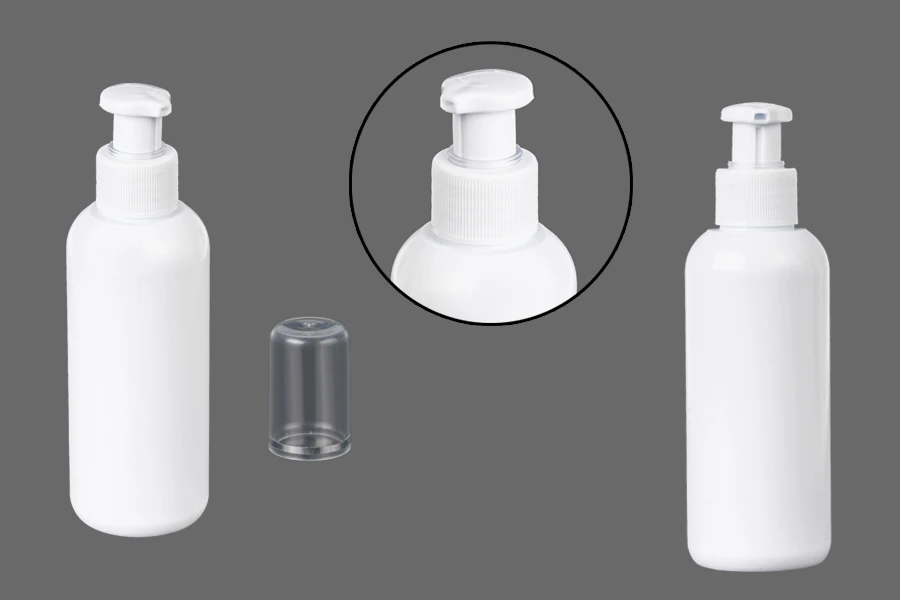 Бяла пластмасова бутилка 150 ml PP 24 Бяла пластмасова бутилка 150 ml PP 24
