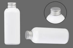 Бяла пластмасова бутилка 150 ml PP 24-5