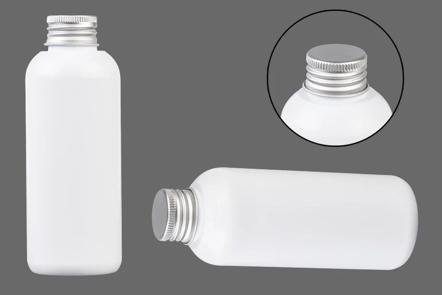 Бяла пластмасова бутилка 150 ml PP 24 Бяла пластмасова бутилка 150 ml PP 24